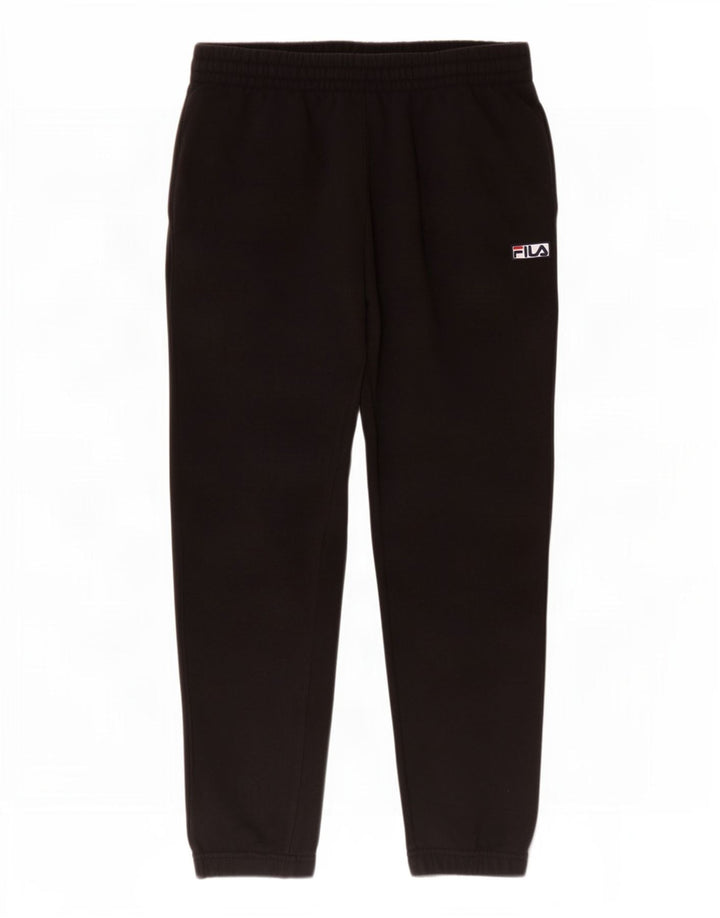 Pantaloni da tuta da uomo Fila Joggers medio cotone nero