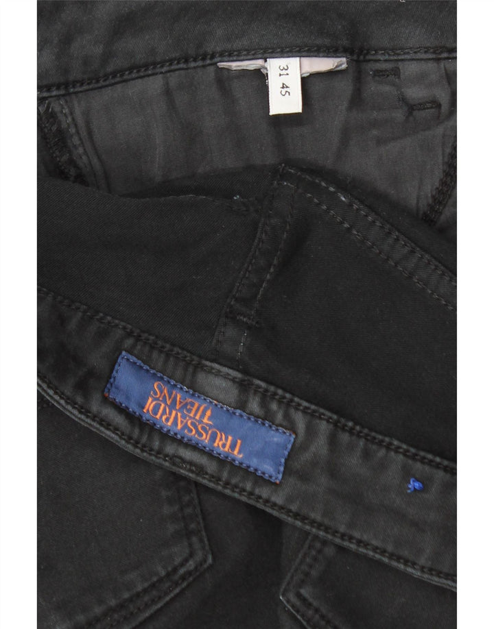 Pantaloni Casual Slim Uomo Trussardi W31 L27 Neri