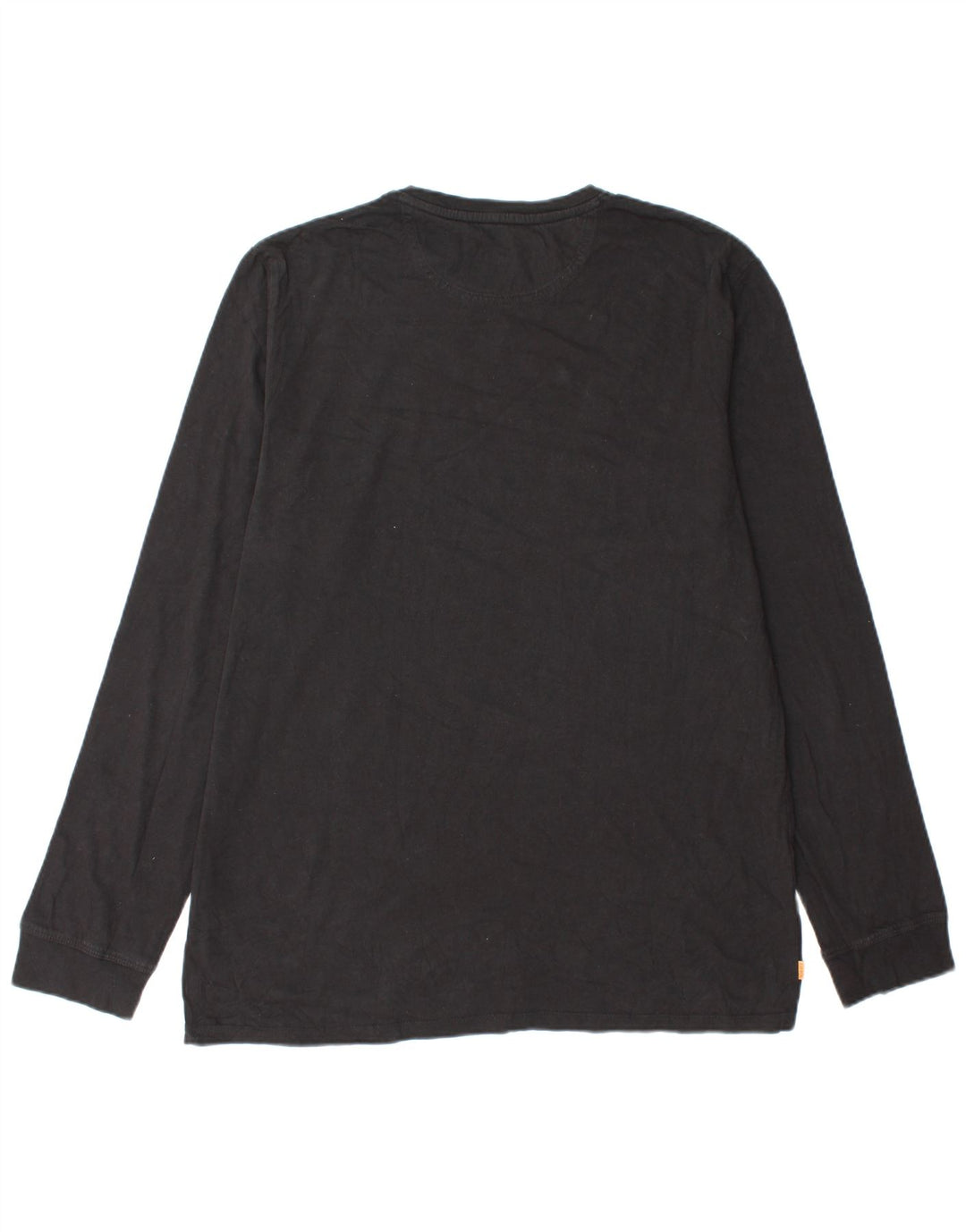 Timberland Maglia da uomo slim fit a maniche lunghe XL in cotone nero