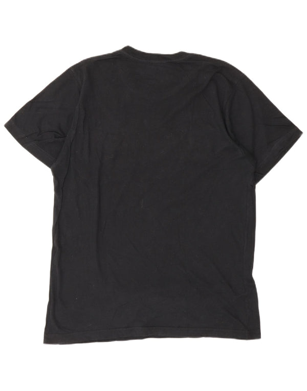 T-shirt grafica da uomo Hard Rock Cafe London, cotone medio nero