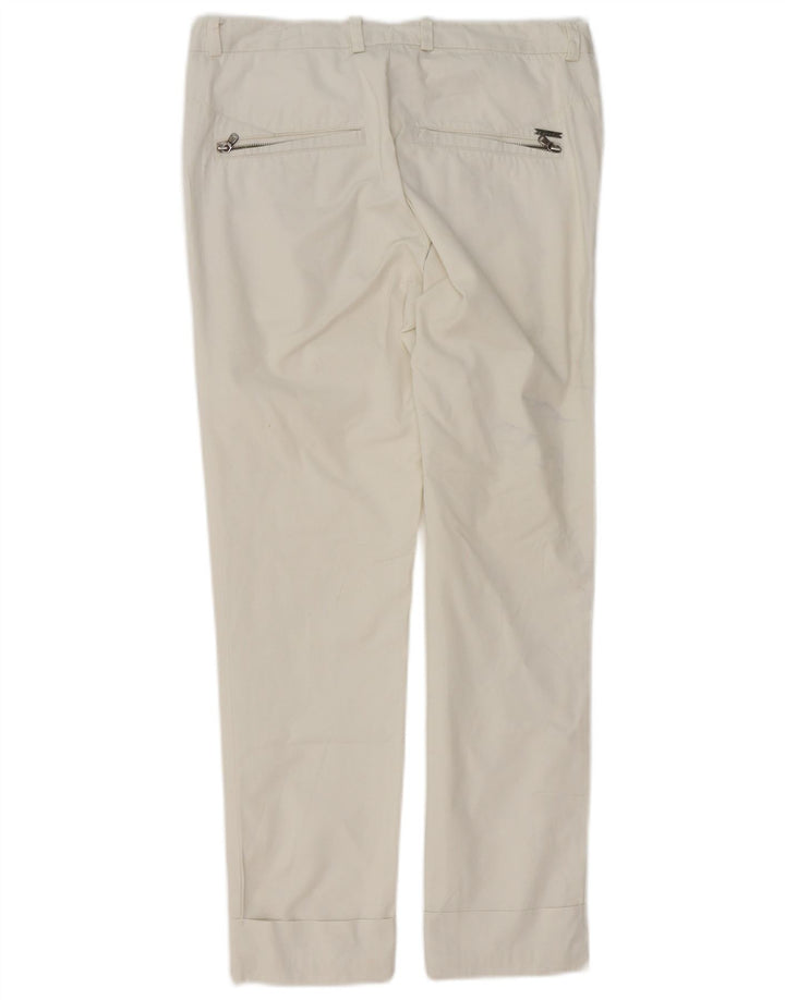 Pantaloni da abito slim da donna DIESEL W26 L25 bianchi