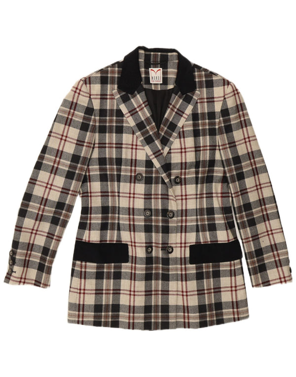 Giacca blazer doppiopetto da donna Mondi EU 38 scozzese medio beige