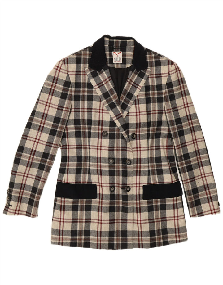 Giacca blazer doppiopetto da donna Mondi EU 38 scozzese medio beige
