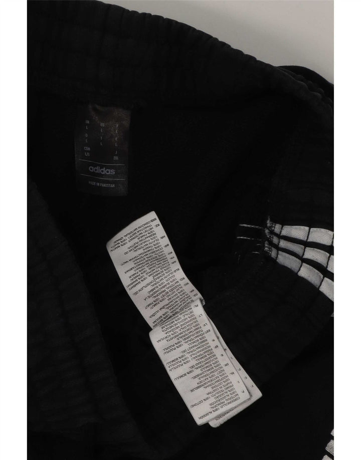Pantaloni da tuta da uomo Adidas Joggers grandi in cotone nero