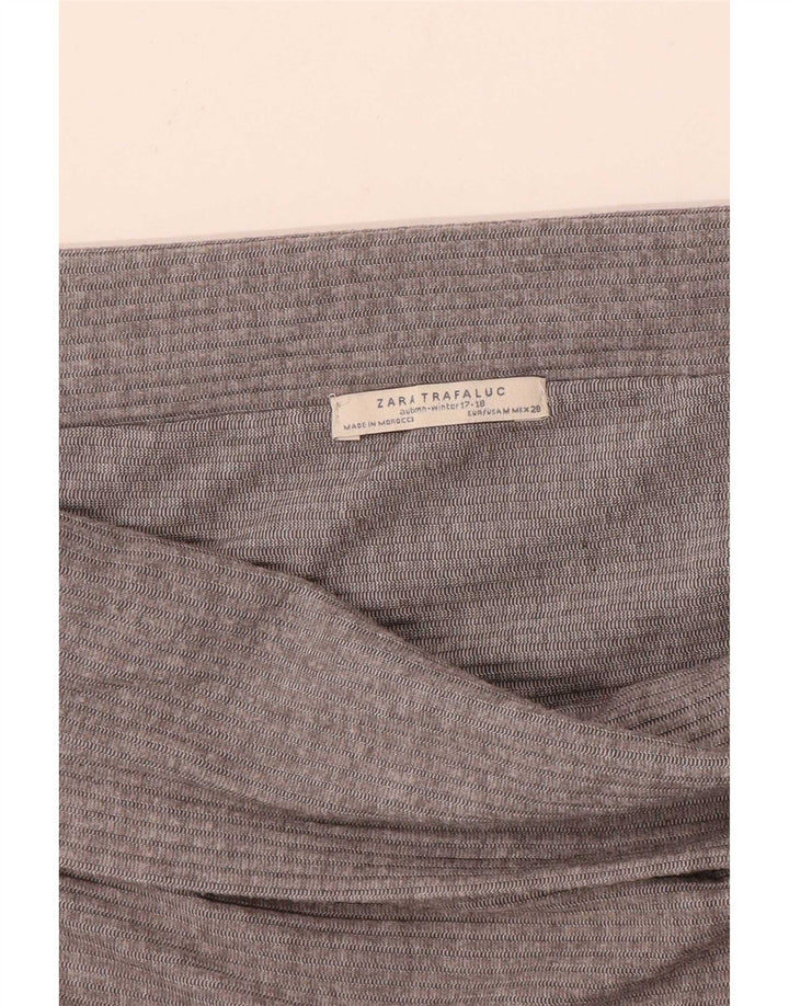 Top Zara Trafaluc con spalle scoperte da donna UK 12 Grigio medio