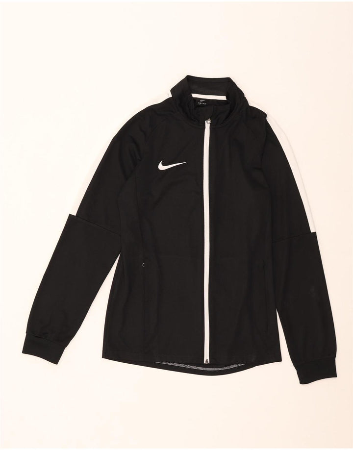 Giacca da tuta Nike Dri Fit da uomo, piccola, in poliestere color block nero