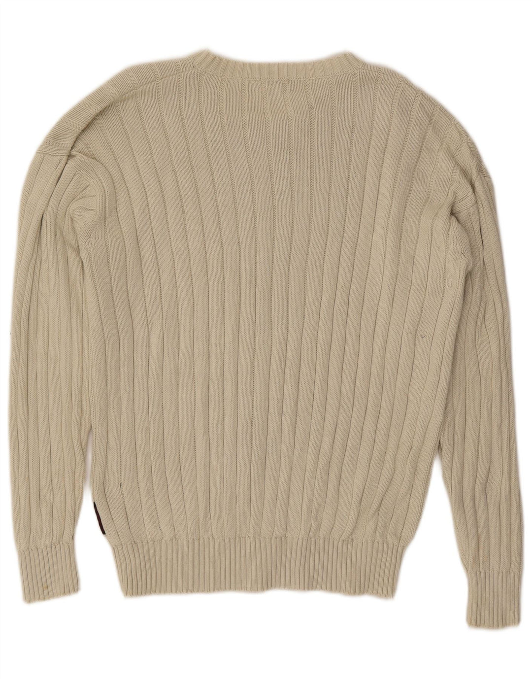 Maglione Kappa da uomo con scollo a V XL in cotone beige