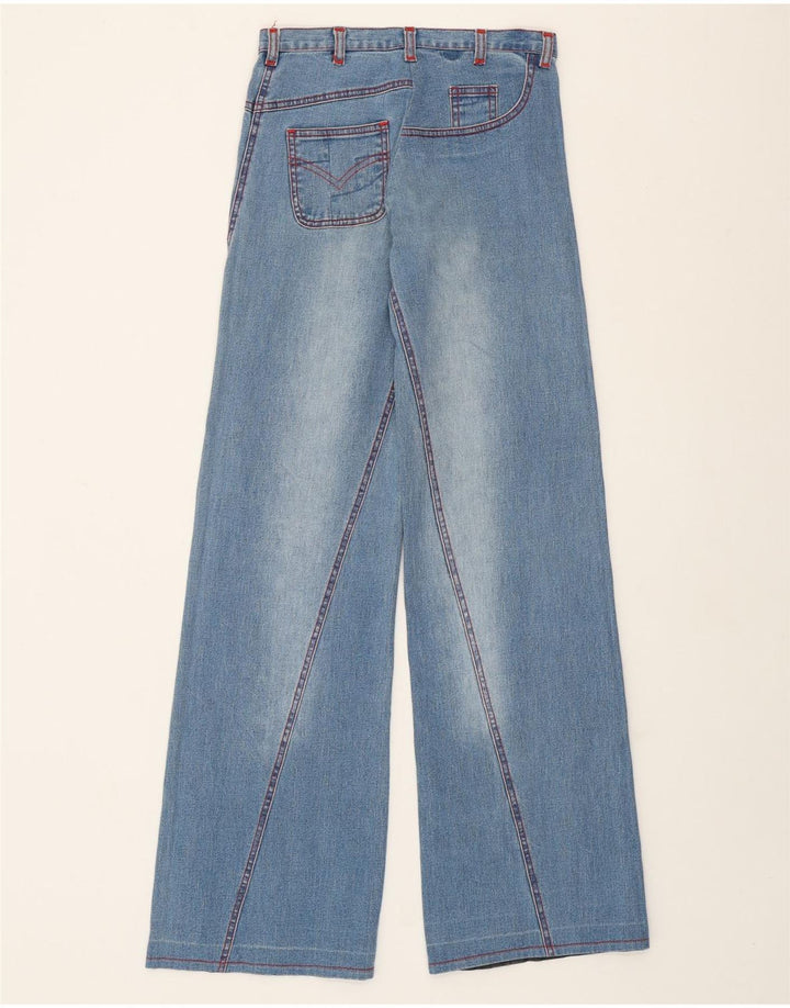 Jeans da donna VINTAGE a gamba larga W26 L33 Blu