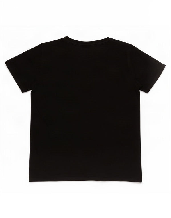 T-shirt grafica da bambino Guess 9-10 anni in cotone nero