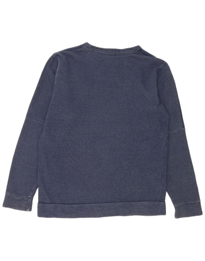Felpa da uomo Adidas maglione medio blu navy in cotone