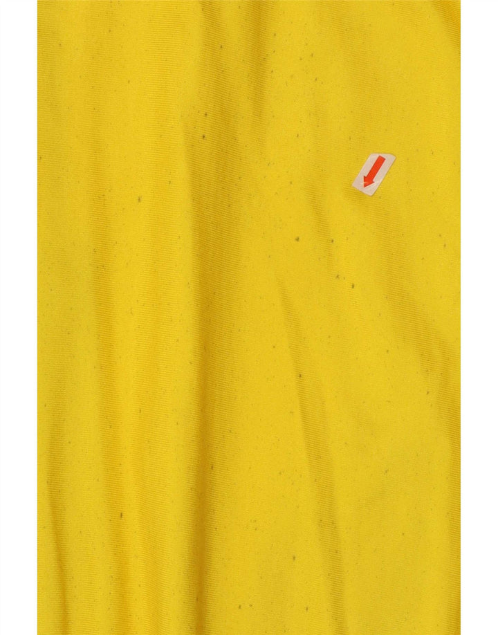 Giacca da ginnastica grafica da uomo Essegi in poliestere geometrico giallo medio
