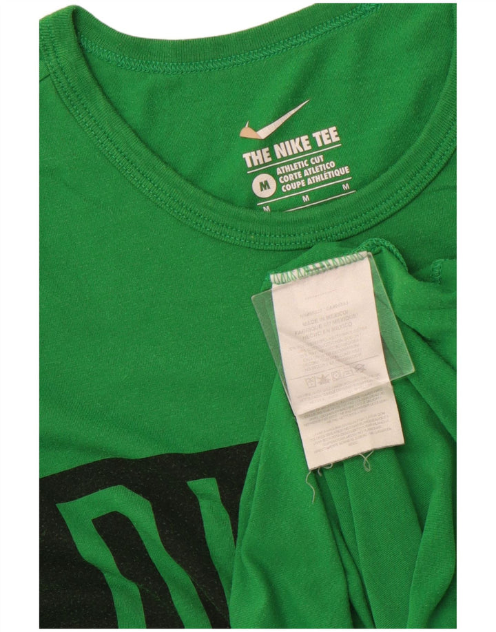 NIKE Maglietta grafica da uomo Oregon Ducks con motivo a blocchi di colore verde medio