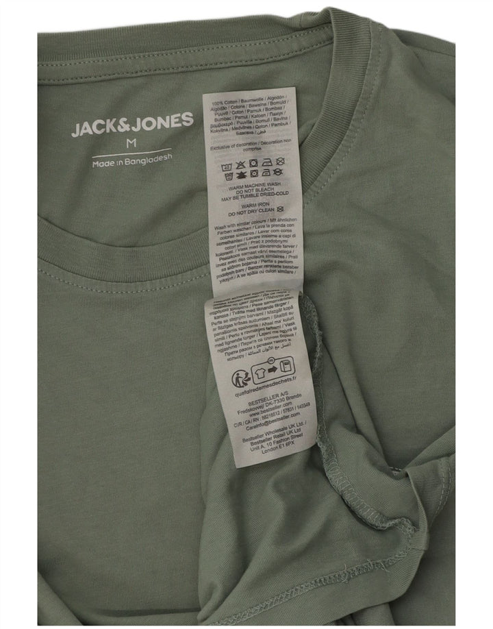 T-shirt da uomo Jack & Jones Top in cotone verde medio