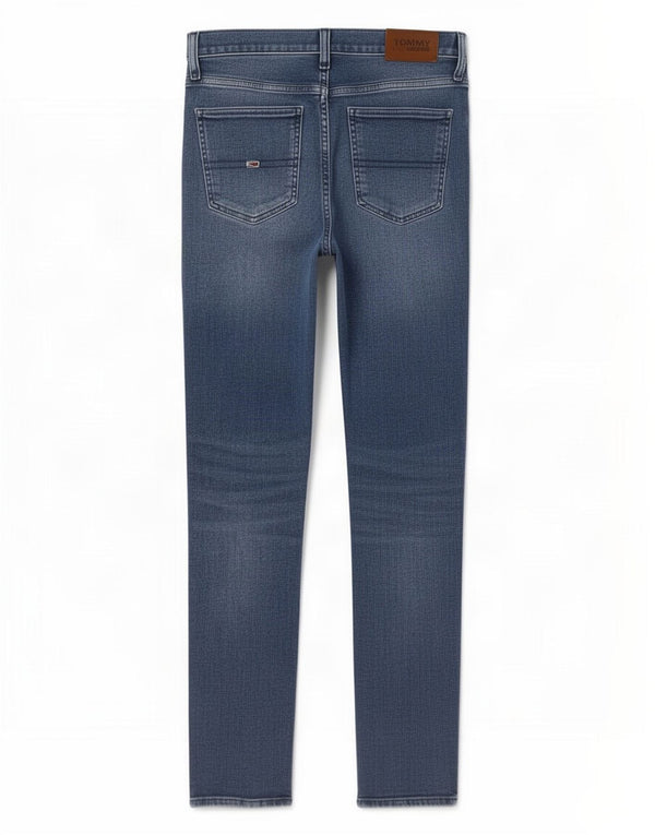 Jeans skinny da uomo Tommy Hilfiger W32 L34 cotone blu