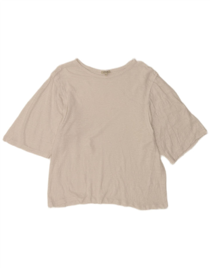 T-shirt da donna Jigsaw Top UK 18 XL bianca