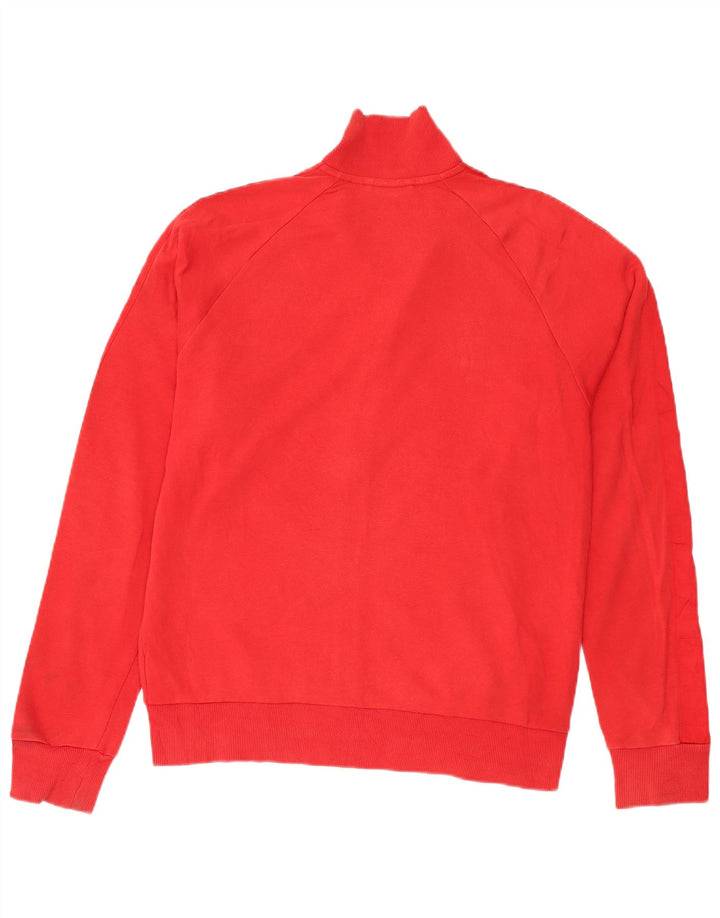 Giacca da ginnastica grafica da uomo Adidas Large in cotone rosso