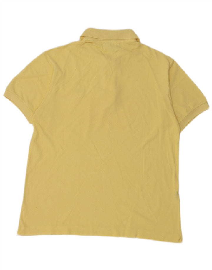 Polo da uomo Lacoste taglia 4 media in cotone giallo