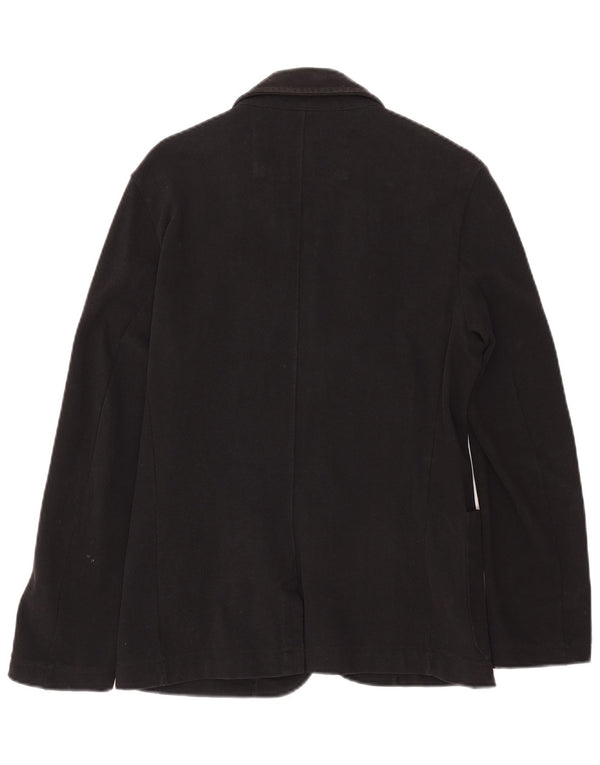 Guess Giacca blazer slim fit da uomo a 2 bottoni UK 32 2XS Cotone nero
