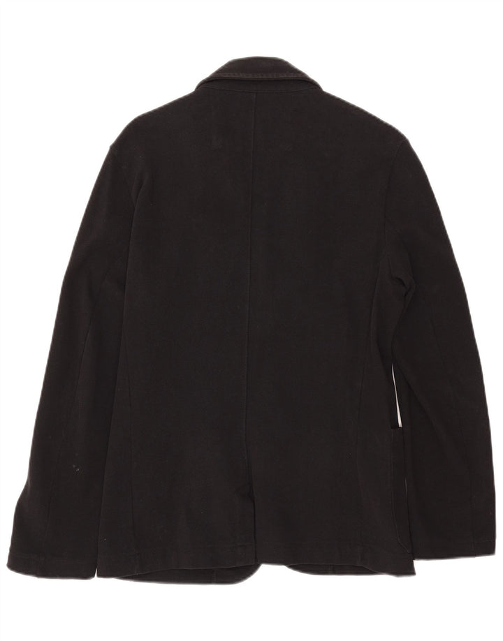 Guess Giacca blazer slim fit da uomo a 2 bottoni UK 32 2XS Cotone nero