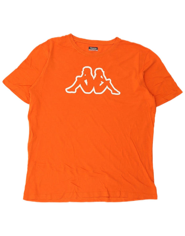 T-shirt grafica da uomo Kappa Top 2XL Arancione