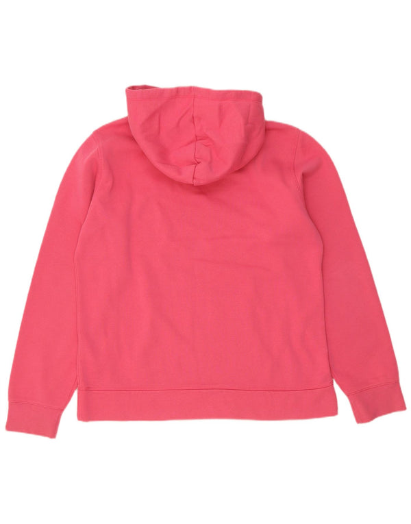 Felpa con cappuccio grafica da donna Champion UK 18 XL cotone rosa