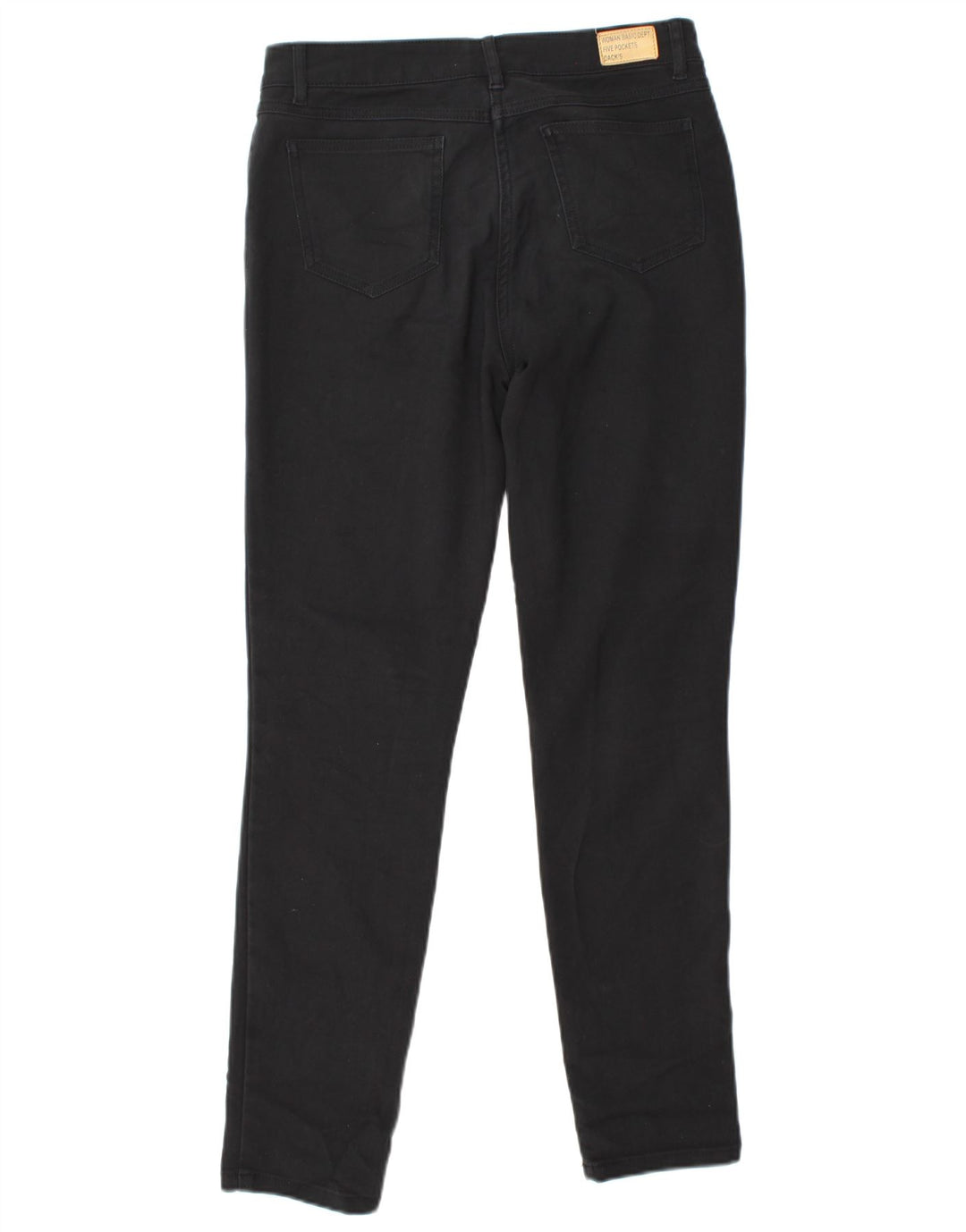 DACK'S Womens Slim Jeans IT 42 Medium W28 L29 Black Cotton