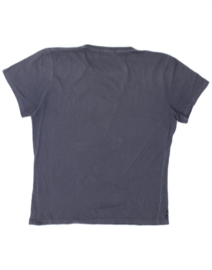 PEPE Jeans T-shirt grafica da uomo con vestibilità regolare, blu navy medio