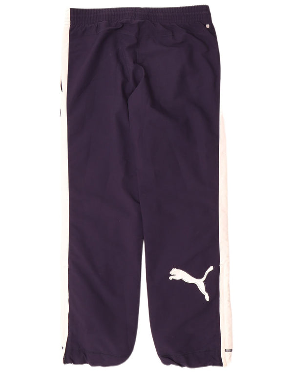 Puma Pantaloni da tuta da uomo Joggers Medium Navy Blue Colourblock Sports