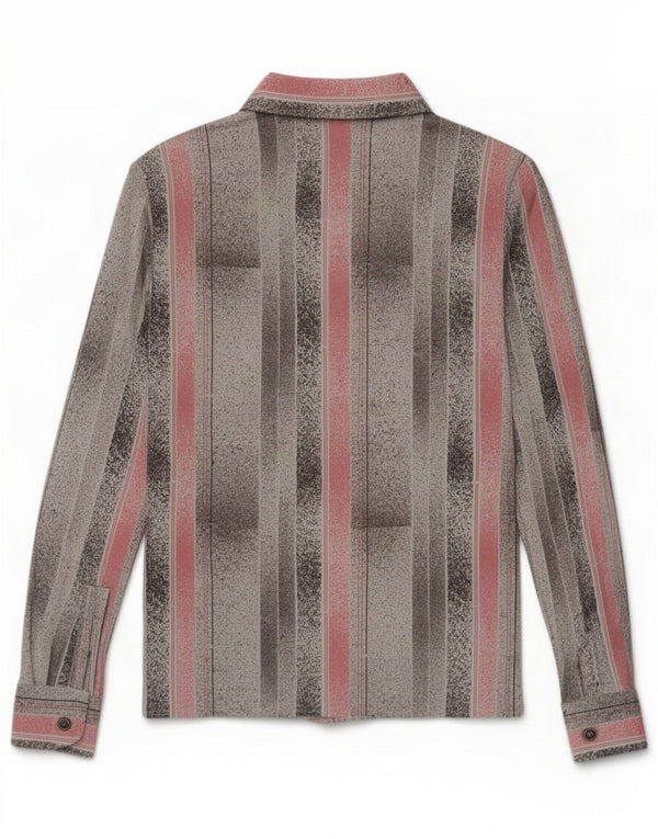 Camicia vintage da donna IT 48 XL a righe grigie