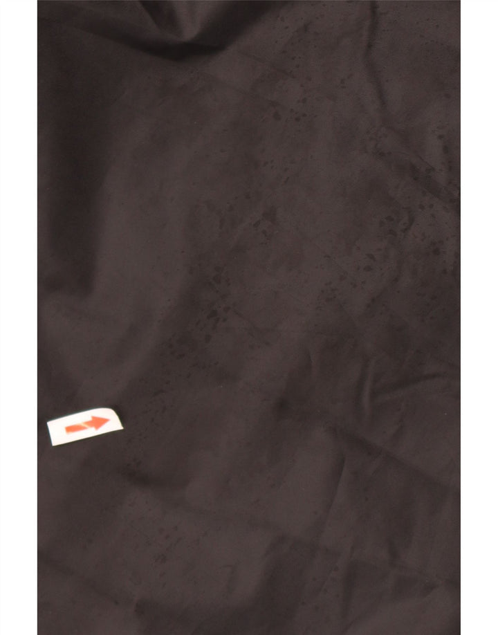 Giacca a vento grafica da uomo Asics UK 40 grande poliestere nero