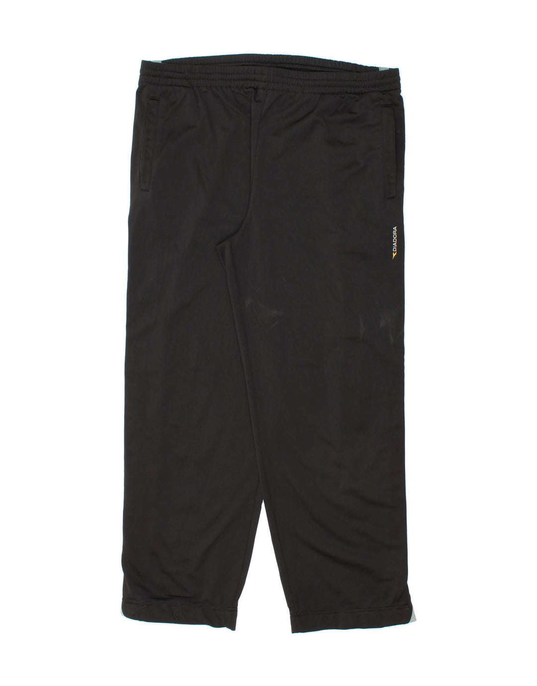 DIADORA Mens Tracksuit Trousers XL Black Polyester Vintage Diadora and Second-Hand Diadora from Messina Hembry 