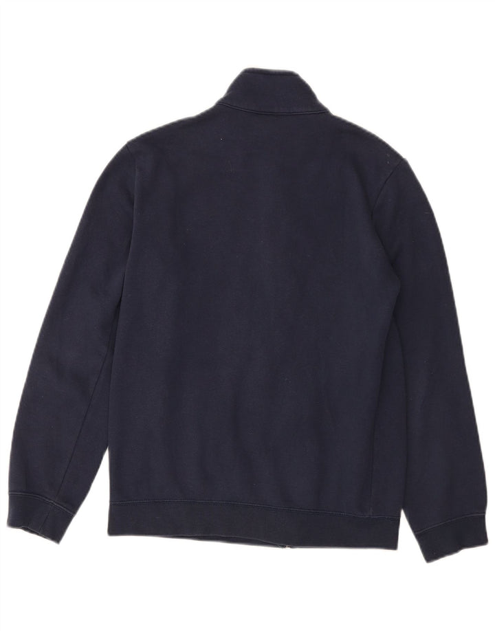 CHAMPION Boys Graphic Tracksuit Top Jacket 11-12 Years Large Navy Blue