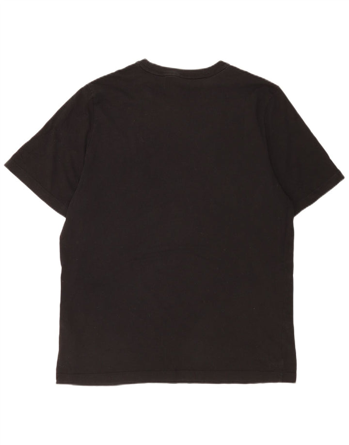 T-shirt grafica da uomo Puma Top grande in cotone nero