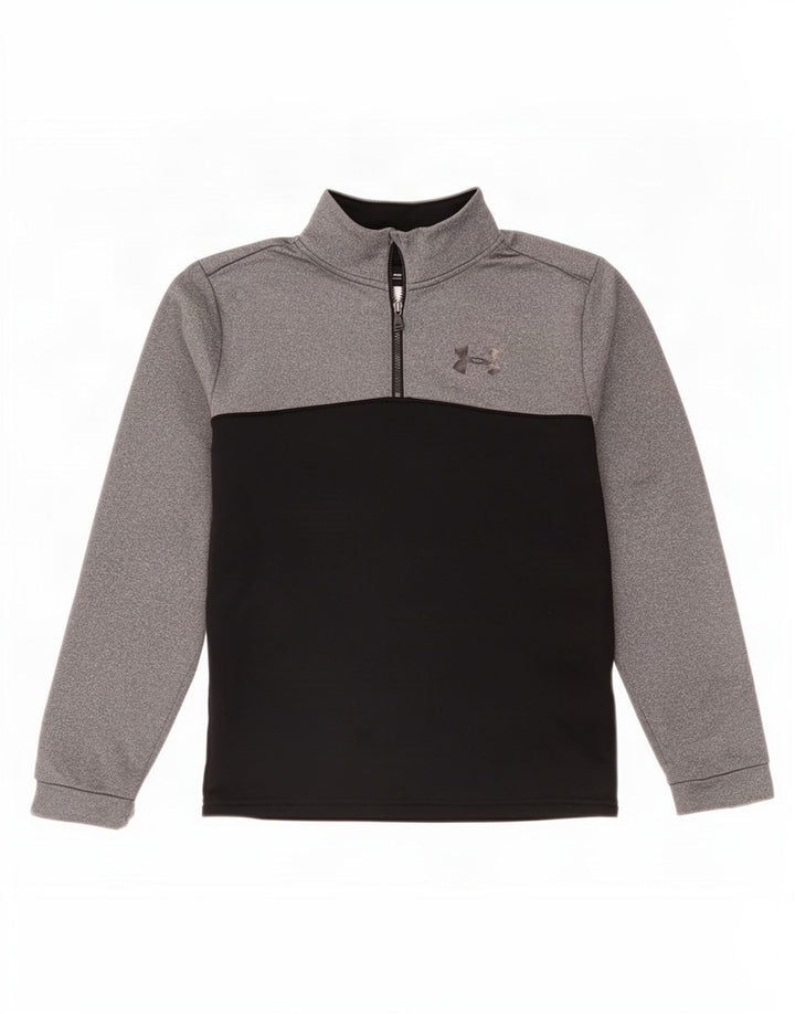 Maglietta Under Armour da ragazzo Cold Gear Pullover 11-12 anni Large Grigia