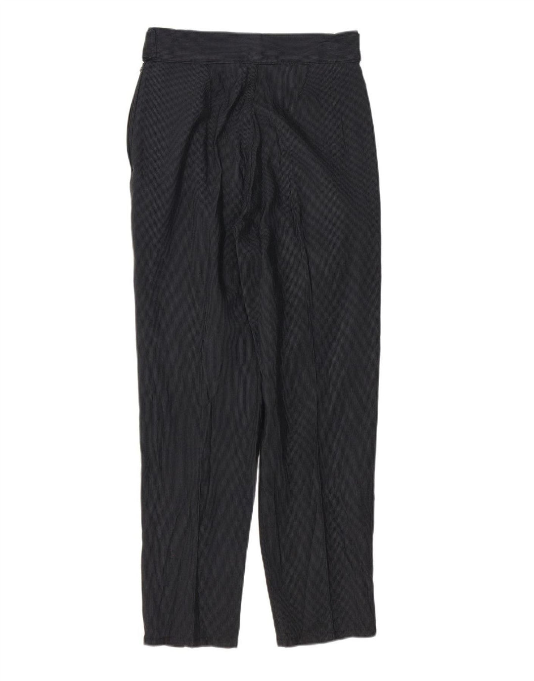 VINTAGE Womens Pegged Casual Trousers W30 L27 Navy Blue