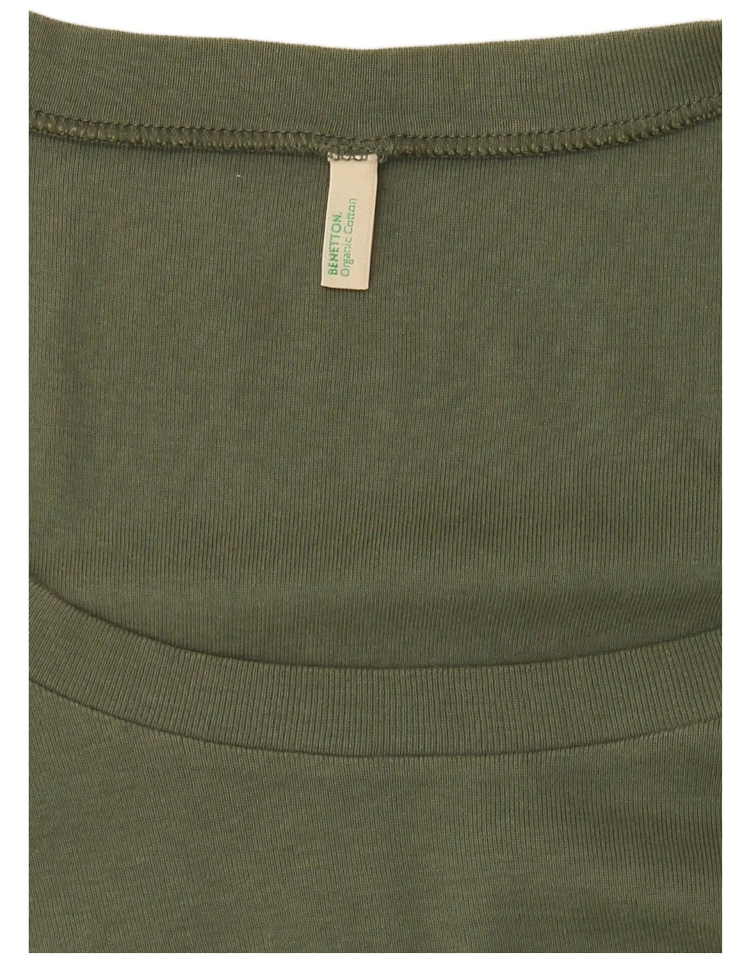 T-shirt da donna Benetton Top UK 10 Small Khaki