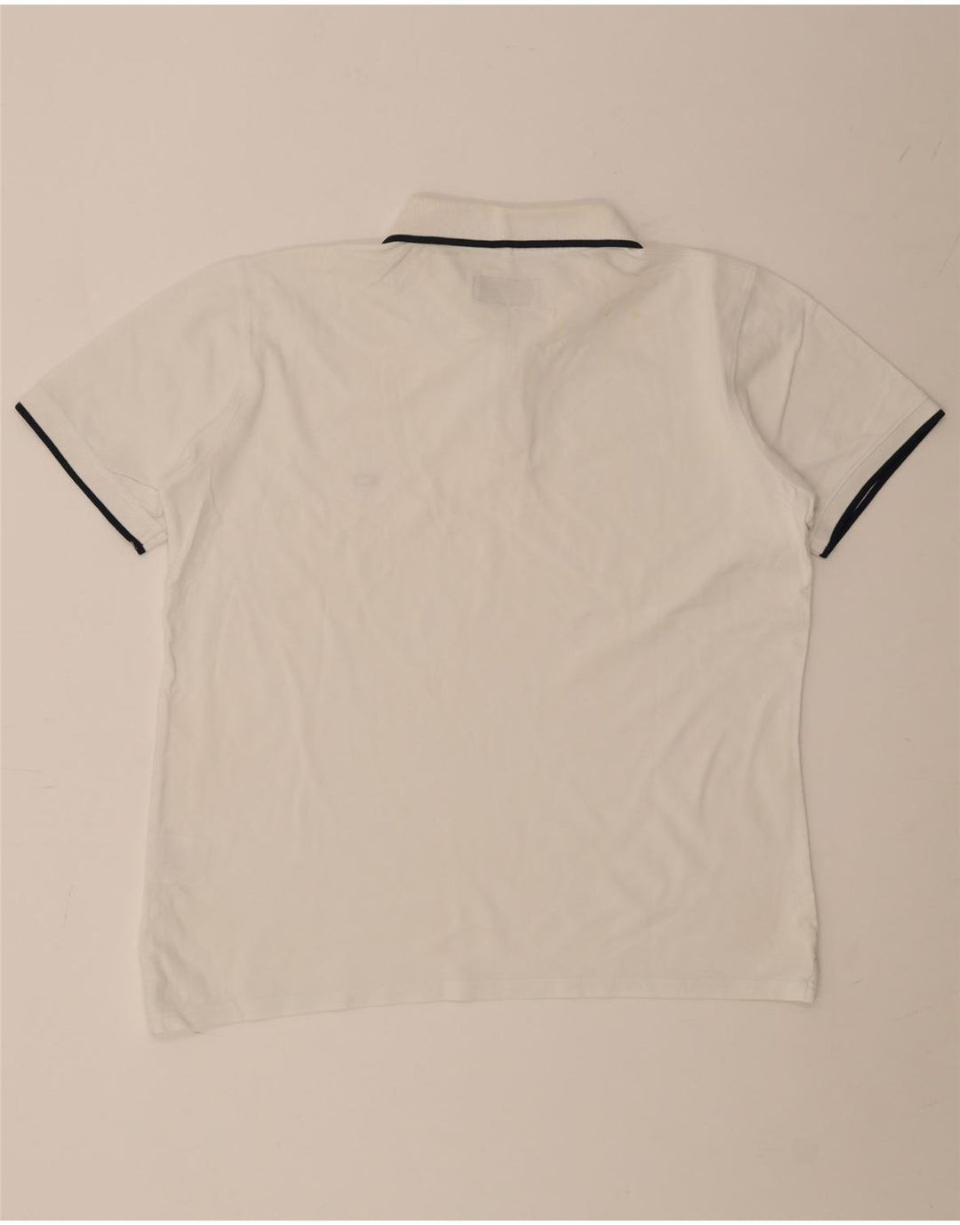 Polo Carrera da uomo vestibilità regolare XL a righe bianche