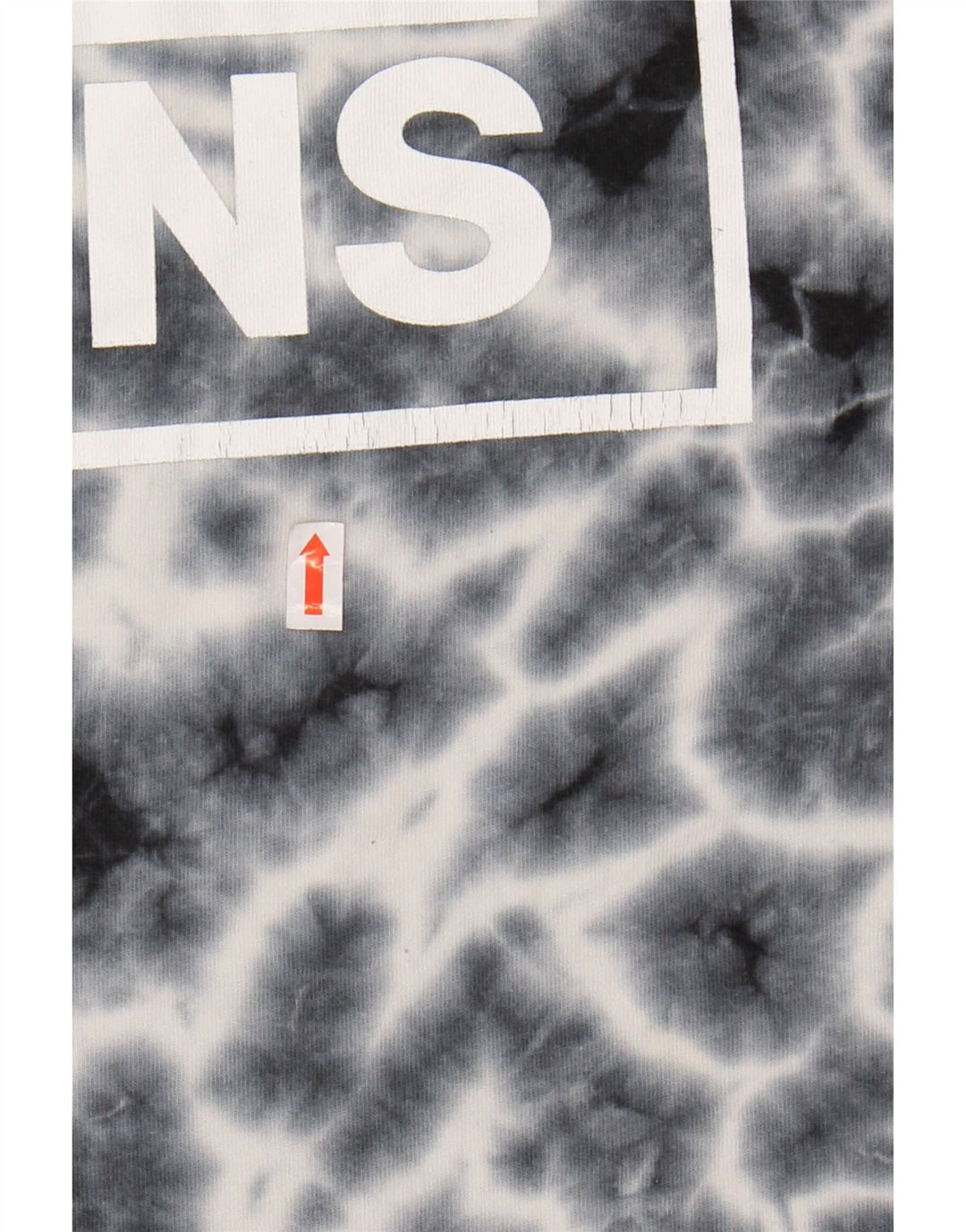 T-shirt grafica da donna VANS Top UK 10 Small in cotone tie dye blu navy