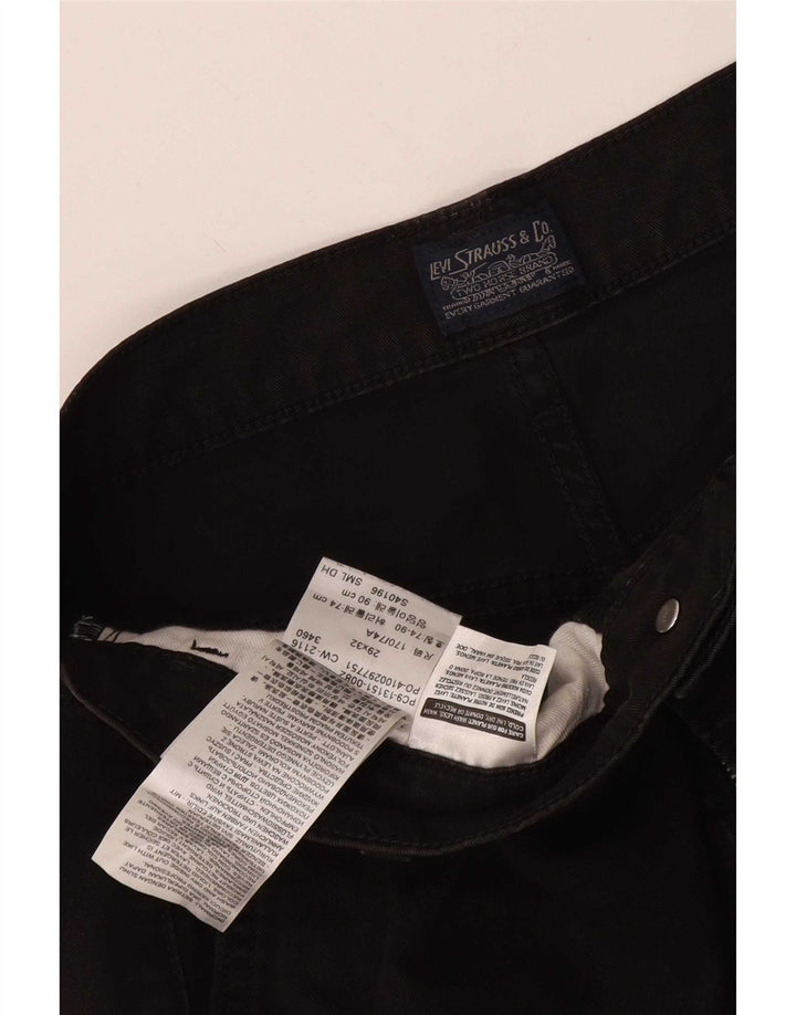 Jeans slim da donna Levi's W29 L32 cotone nero