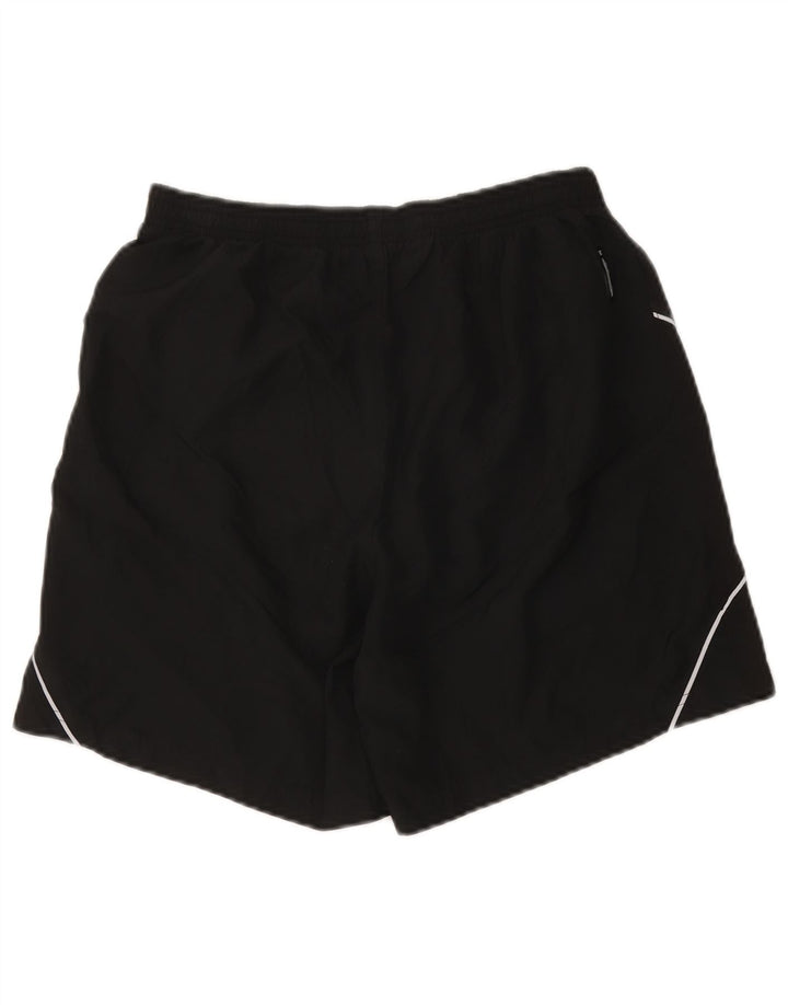 Pantaloncini sportivi da uomo Champion piccoli in poliestere nero