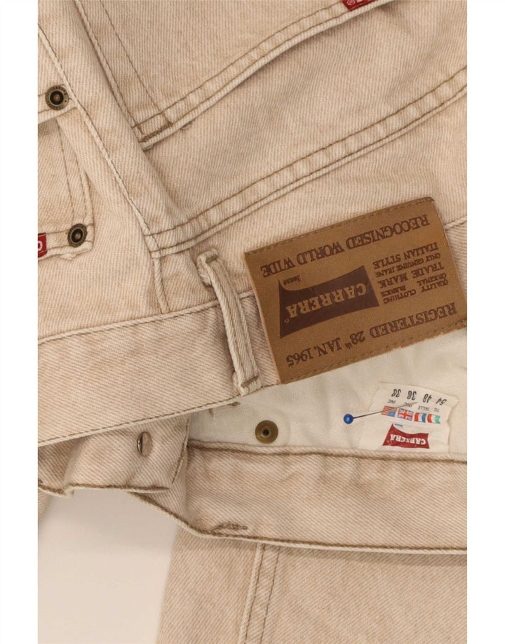Jeans dritti da uomo Carrera W38 L32 cotone beige