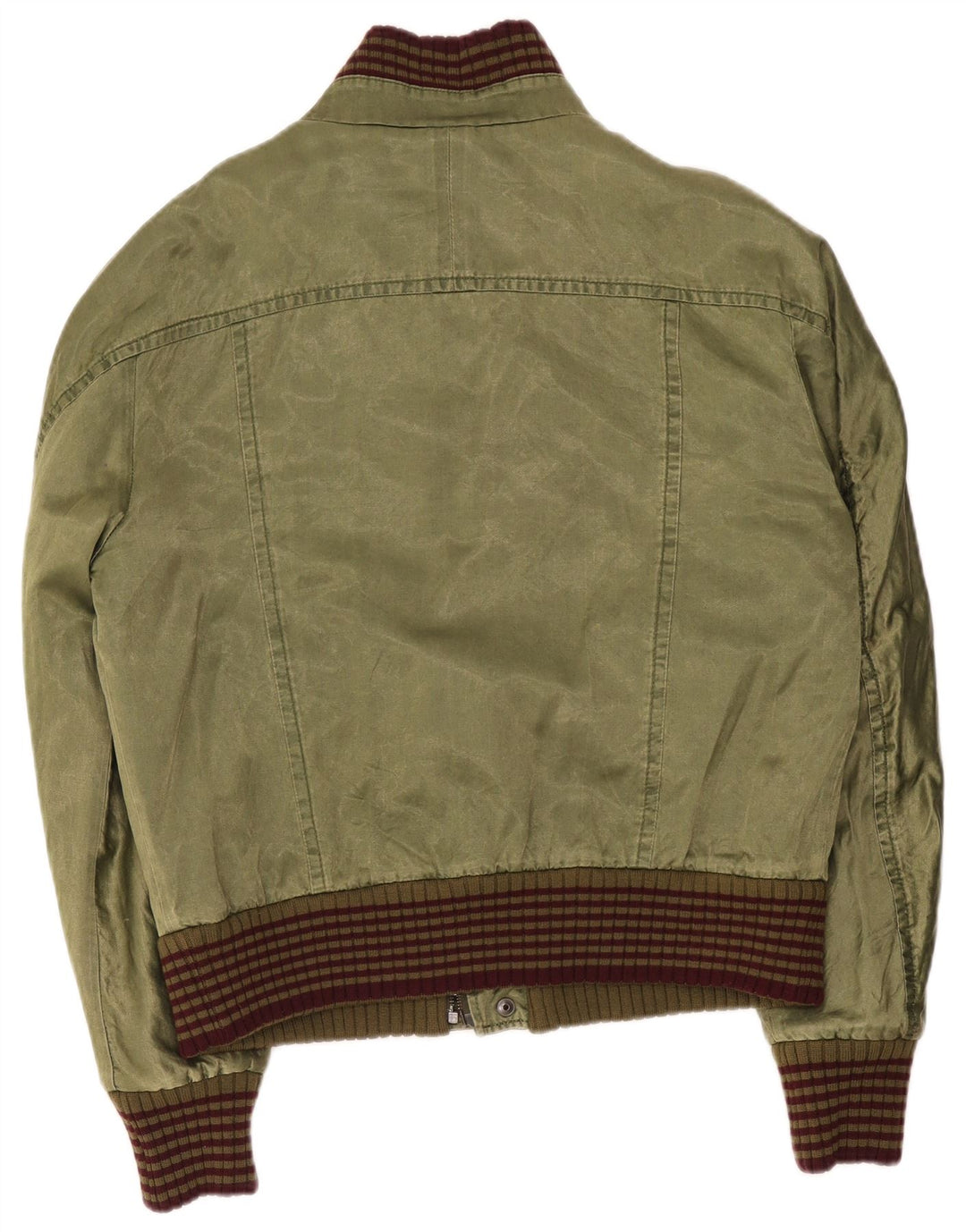Giacca bomber grafica da uomo Iceberg UK 42 XL cotone verde