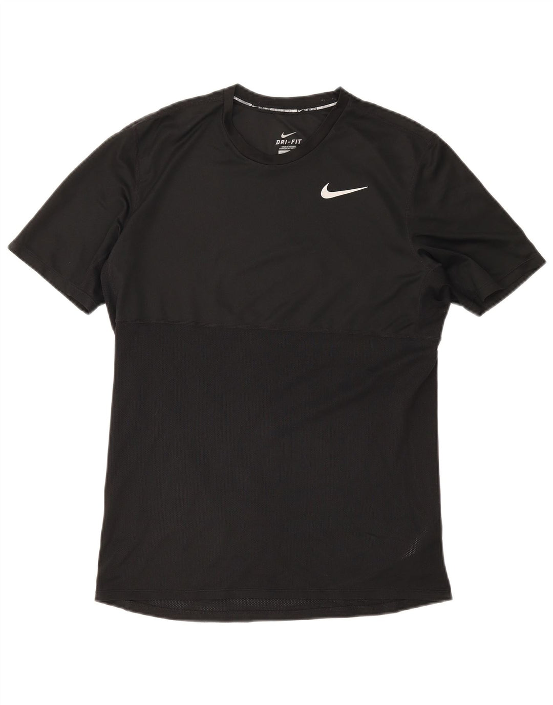 T-shirt Nike Dri Fit da uomo, media, nera, poliestere, sportiva