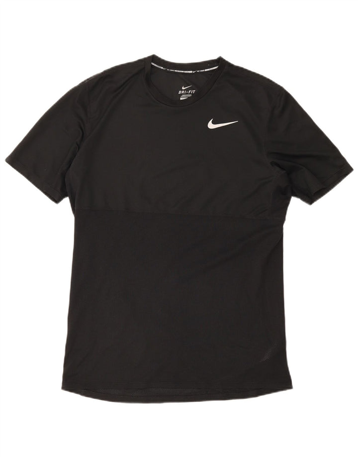 T-shirt Nike Dri Fit da uomo, media, nera, poliestere, sportiva