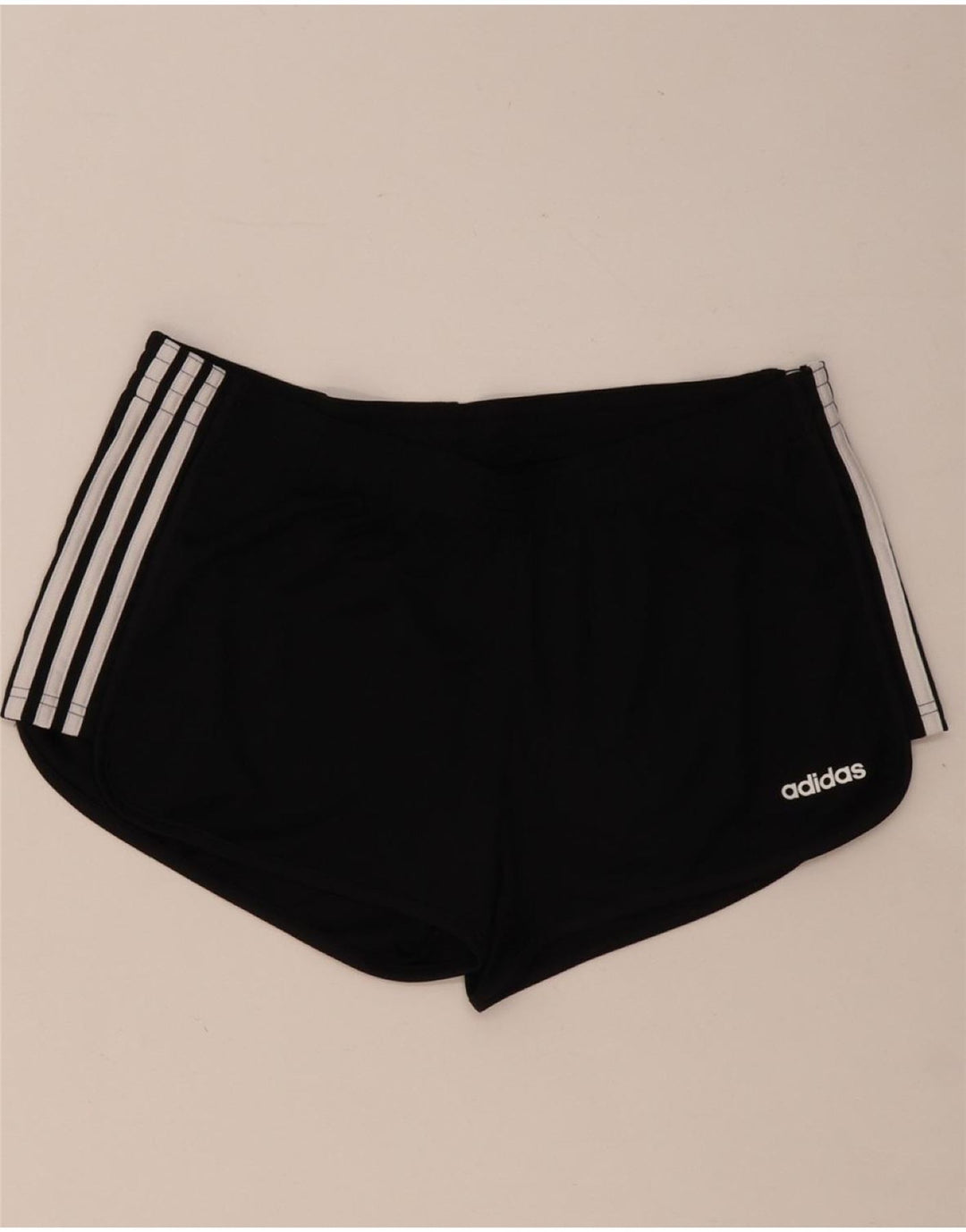 Pantaloncini sportivi ADIDAS da donna UK 16/18 Large Nero Poliestere