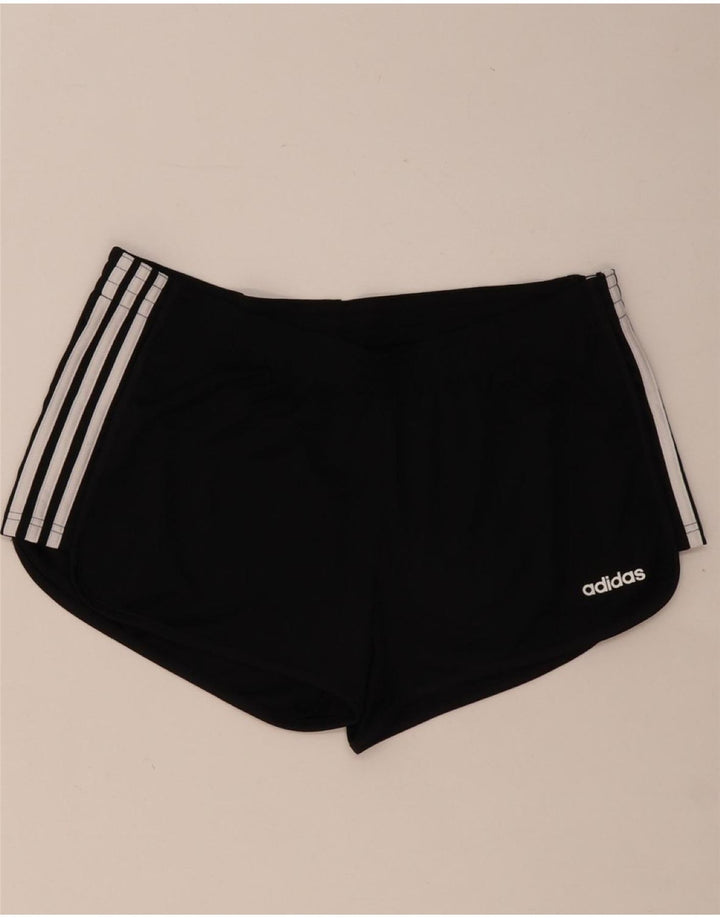 Pantaloncini sportivi ADIDAS da donna UK 16/18 Large Nero Poliestere
