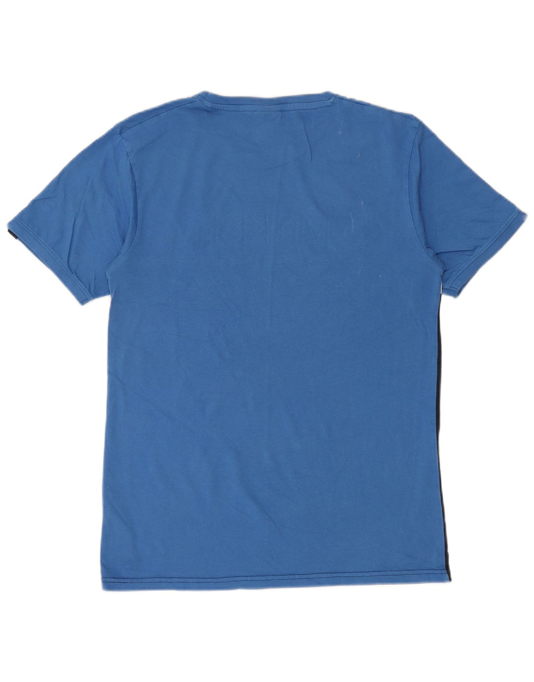 T-shirt da uomo Ellesse Top in cotone color block medio blu navy