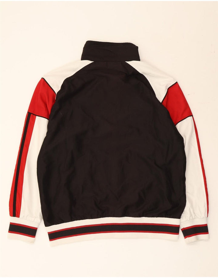 Giacca da tuta da uomo Umbro in poliestere color block medio nero
