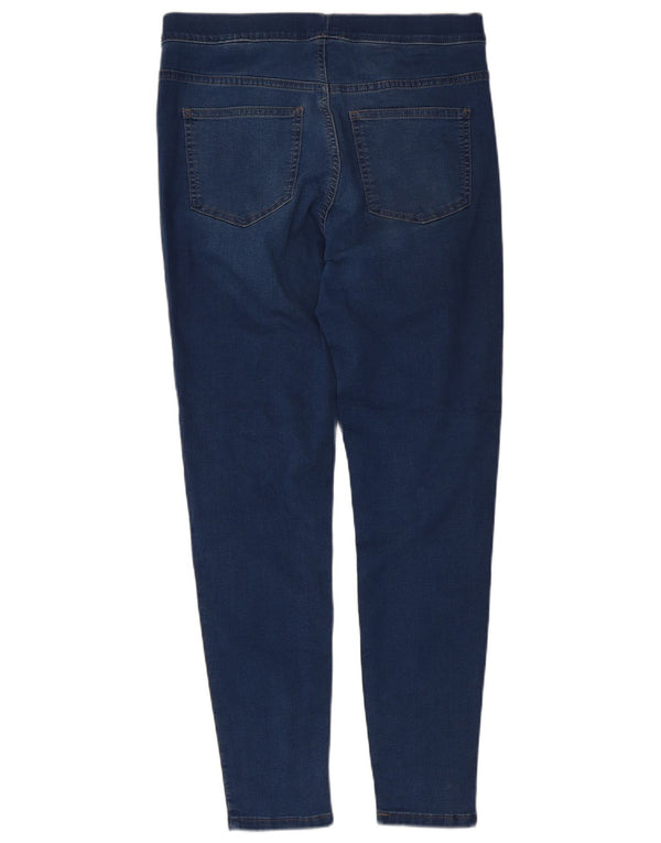 Jeans Jeggings da donna Marks & Spencer UK 12 Medio W30 L27 Cotone blu navy