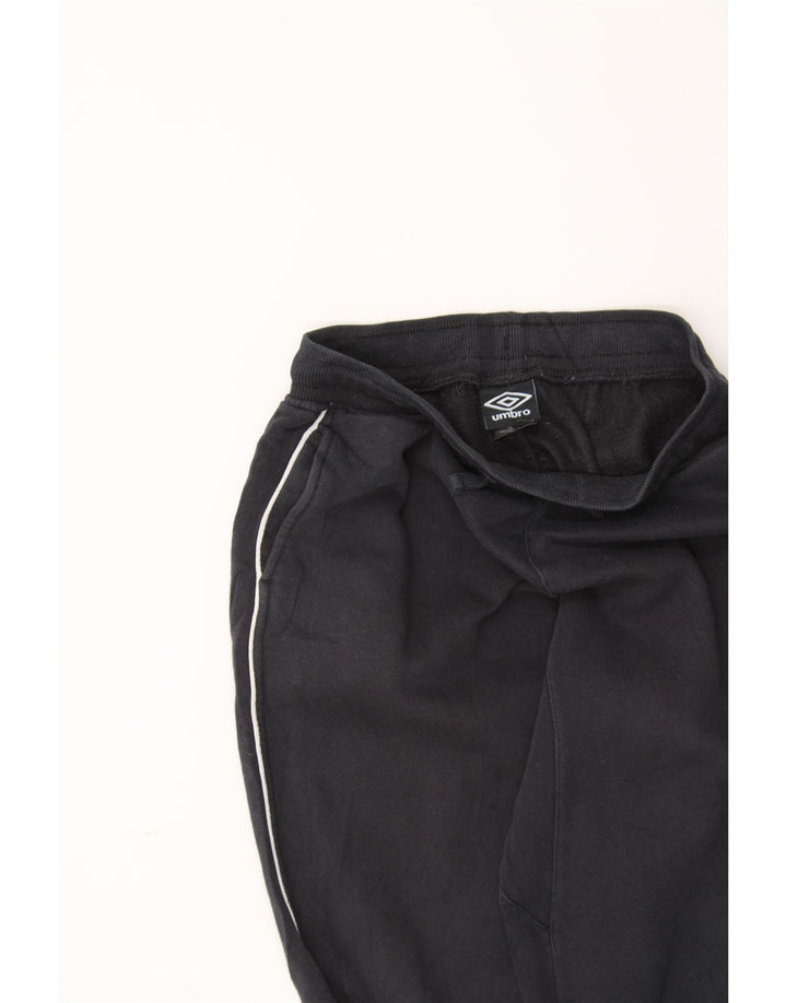 UMBRO Womens Tracksuit Trousers Joggers UK 12 Medium Black Cotton Vintage Umbro and Second-Hand Umbro from Messina Hembry 